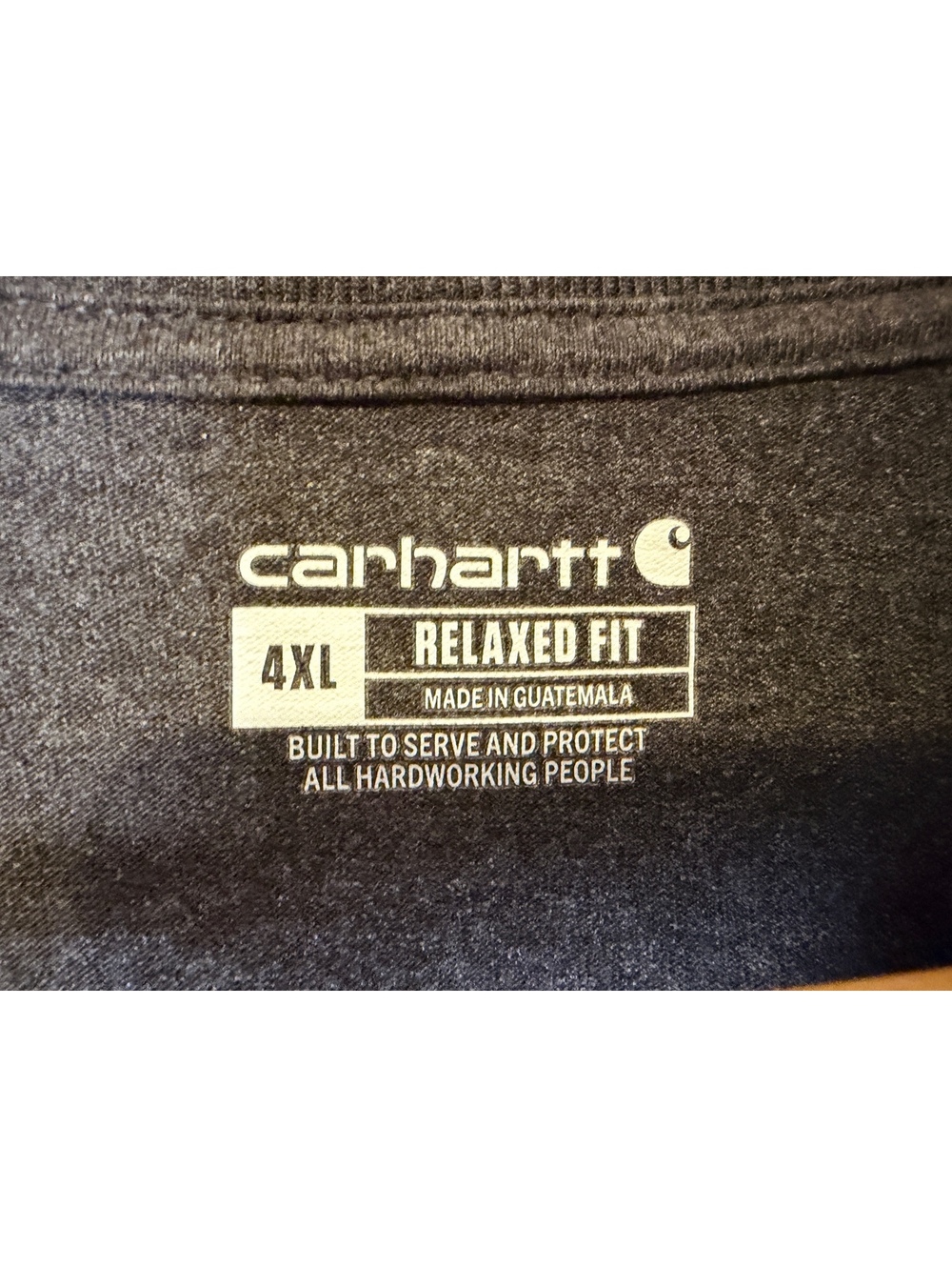 Carhartt Relaxed Fit Long Sleeve T-Shirt Style 4XL Men's 4XL - Picture 5 of 5